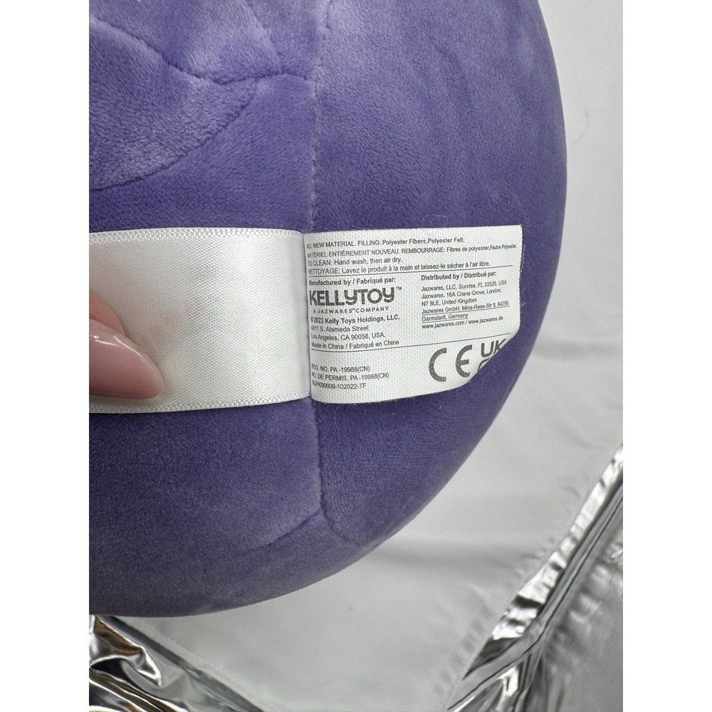 Pokemon Gengar 10" Squishmallow Plush Kellytoy Purple Pokémon - Picture 7 of 9